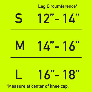 Spark Sleeve size chart