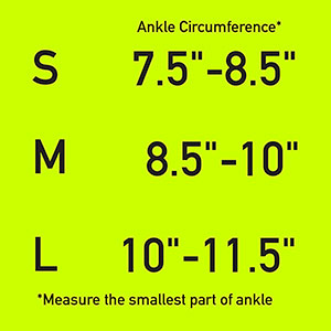 Spark Sleeve size chart