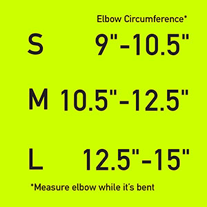 Spark Sleeve size chart